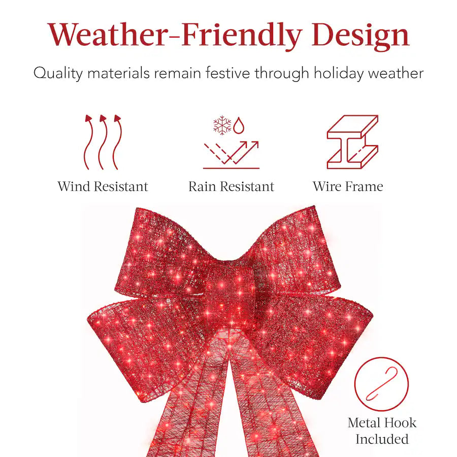 ChimneyCharms™ LED Christmas Bow