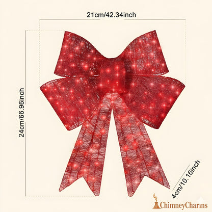 ChimneyCharms™ LED Christmas Bow