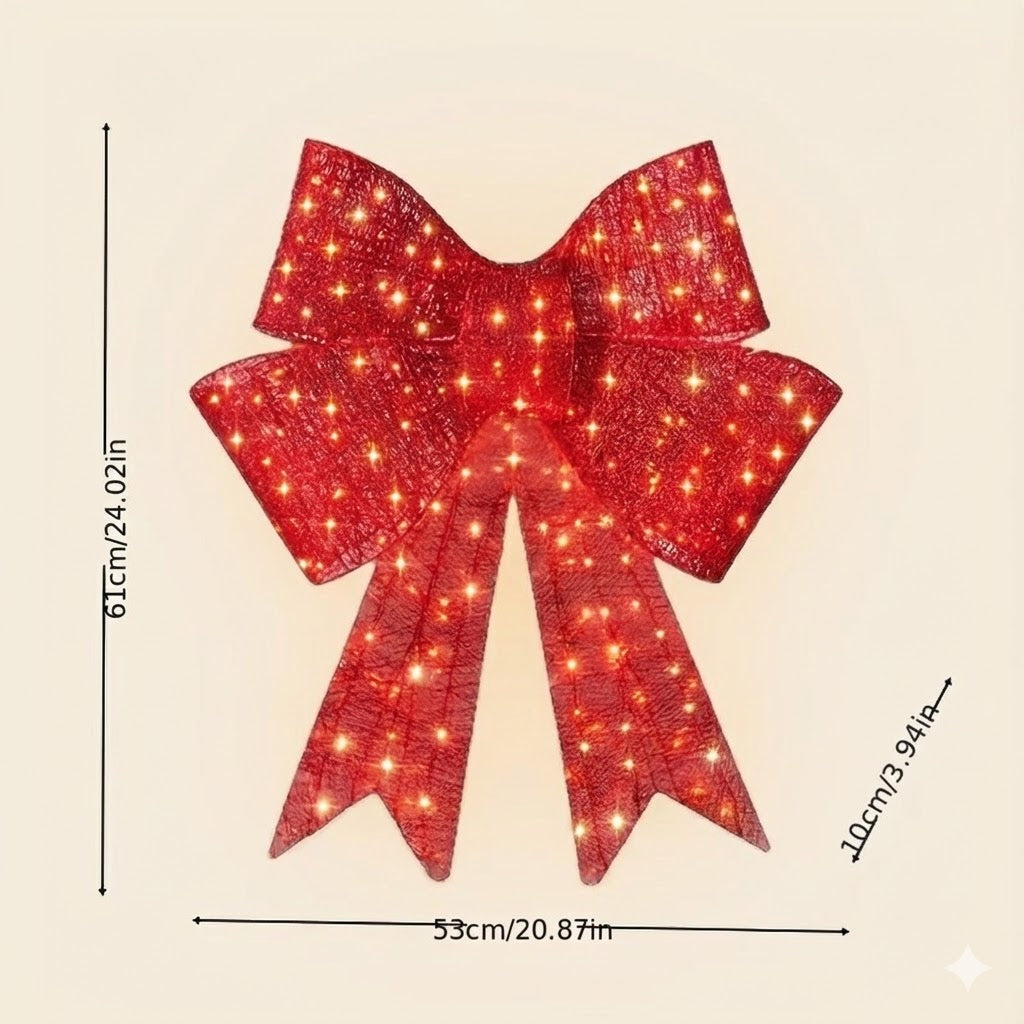 ChimneyCharms™ LED Christmas Bow